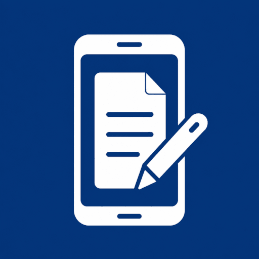 スマホで用紙記入のアプリアイコン